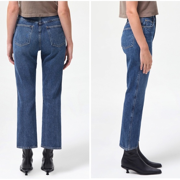 Agolde Pinch Waist High Rise Kick Jeans - 28 - Picture 4 of 10